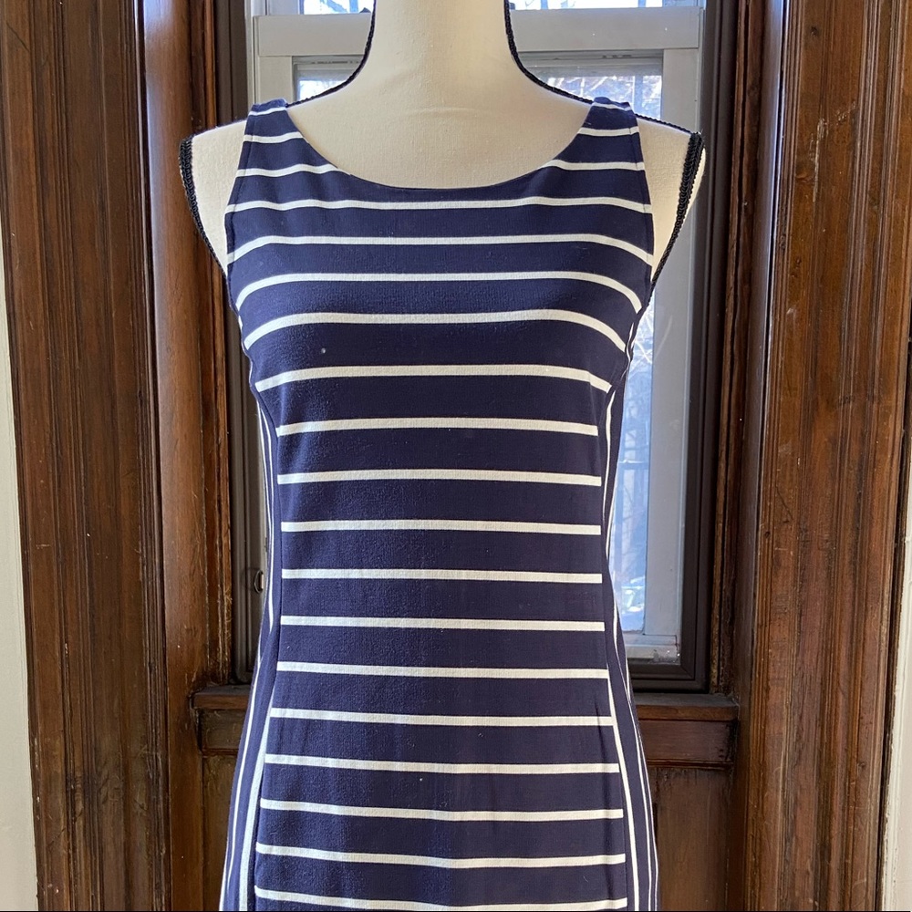 J. Crew Ponte Striped shift dress, size 6